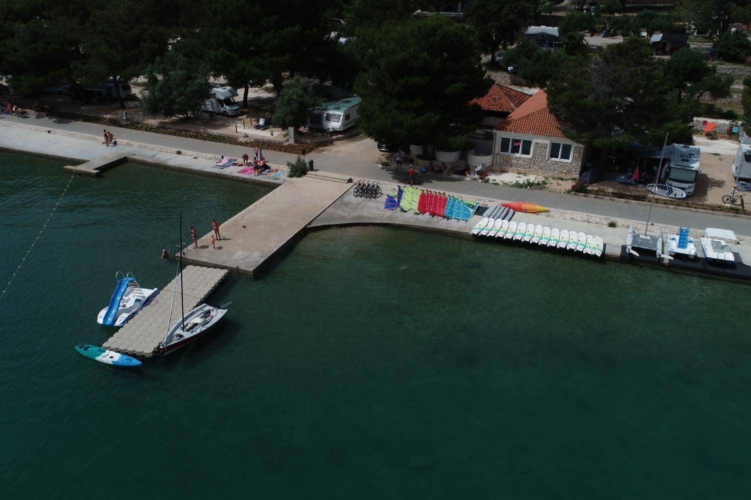 Mobilheim Andrea Wunderschoene Ferienwohnung Direkt Am Meer Jezera Exterior foto